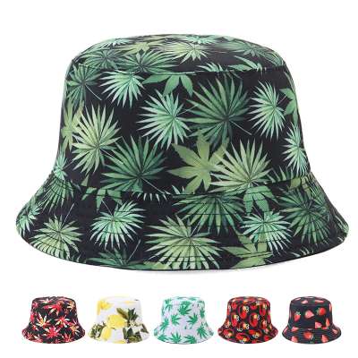 Panama Bucket Hat Hip Hop Fisherman Hat Outdoor Summer Casual Cotton Bob Visor Bucket Weed Bucket Hats